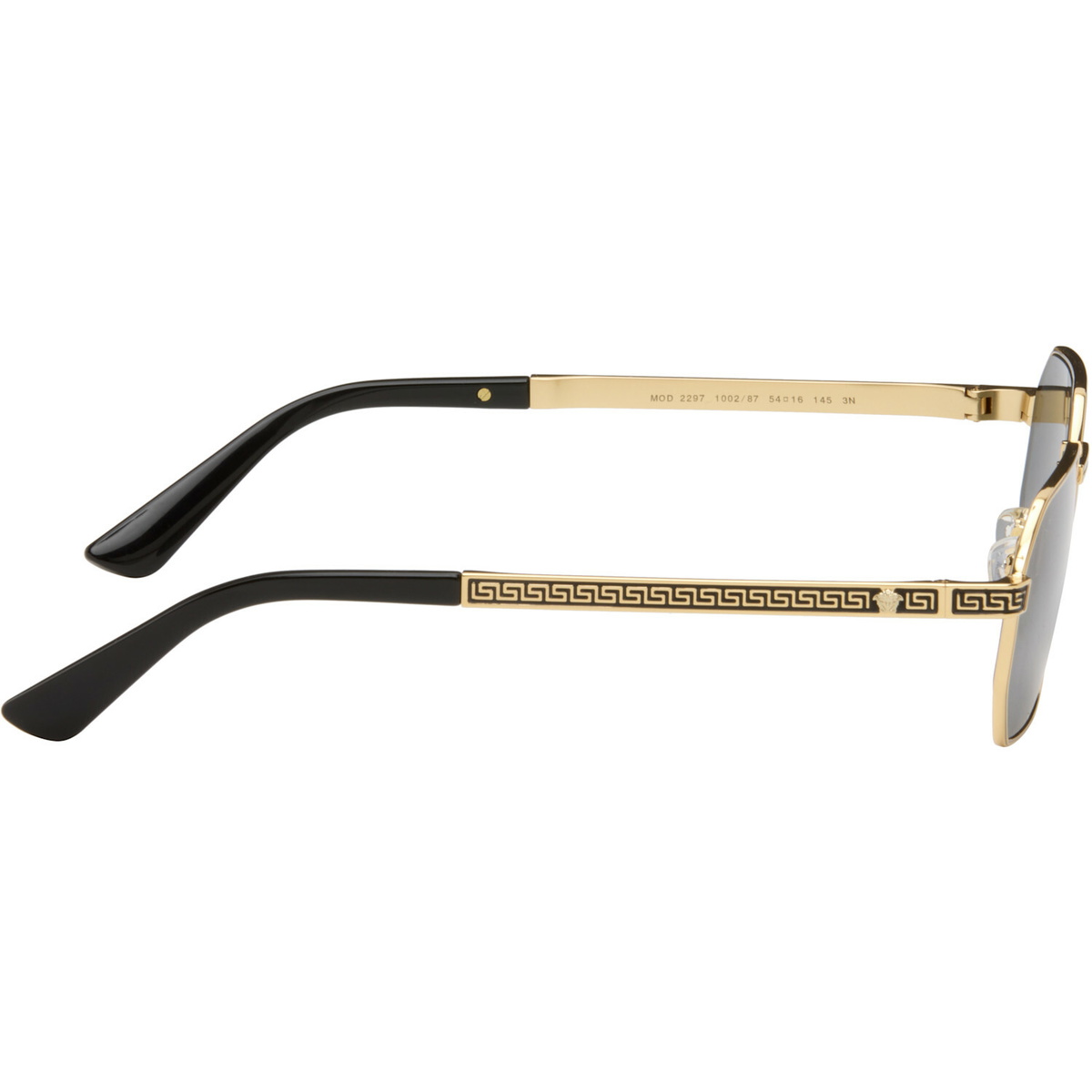 Versace Gold Greca Flow Sunglasses