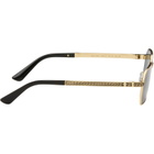 Versace Gold Greca Flow Sunglasses