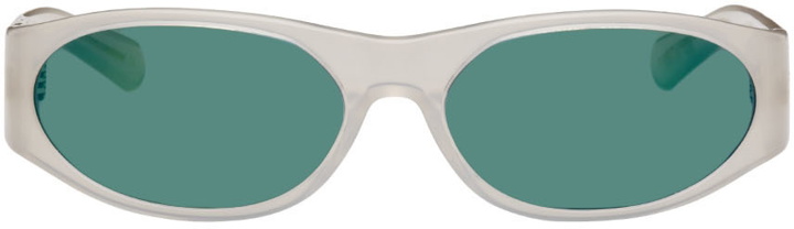 Photo: FLATLIST EYEWEAR White Eddie Kyu Sunglasses