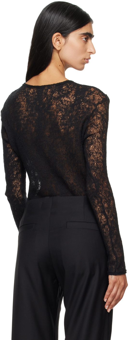 Gabriela Coll Garments Black No.292 Sweater