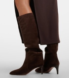 Paris Texas Stiletto suede knee-high boots