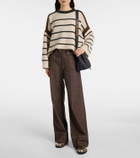 Brunello Cucinelli Striped cotton sweater