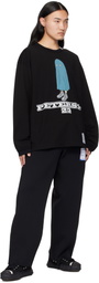 Maison MIHARA YASUHIRO Black Milan Rib Easy Sweatpants