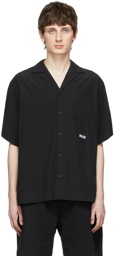 MSGM Black Lyocell Shirt