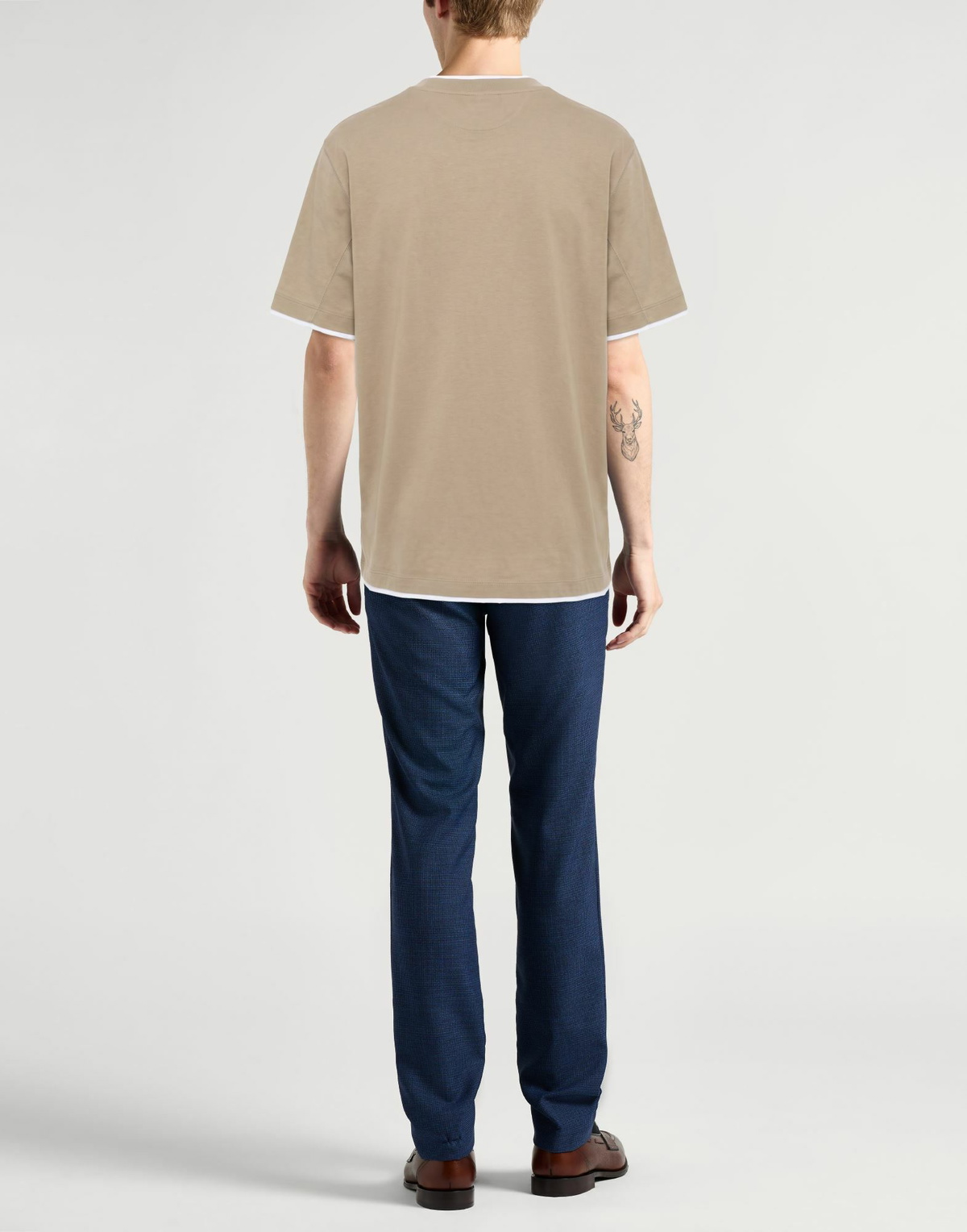 Brunello Cucinelli Mens T-shirt Khaki