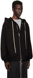 Rick Owens Black Porterville Windbreaker Hoodie