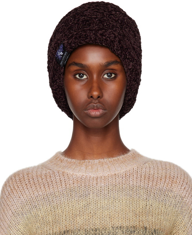 Photo: VITELLI SSENSE Exclusive Purple Accordion Beanie