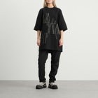 Rick Owens x Moncler Jumbo Short Sleeve T-Shirt in Black