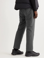 Snow Peak - Slim-Fit Tapered Quilted Shell Trousers - Gray