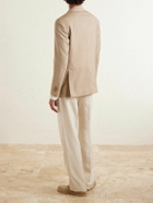 Lardini - Embellished Virgin Wool Suit Jacket - Neutrals