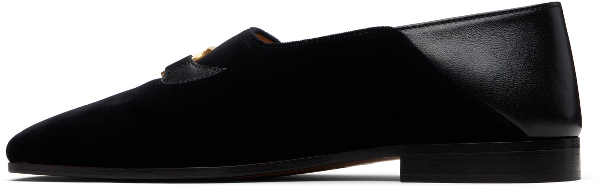 Valentino Garavani Black Babouchoes Loafers