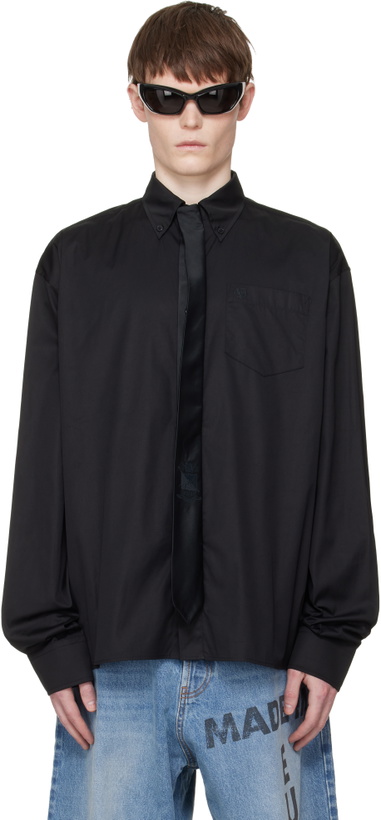 Photo: VETEMENTS Black Tie Classic Shirt