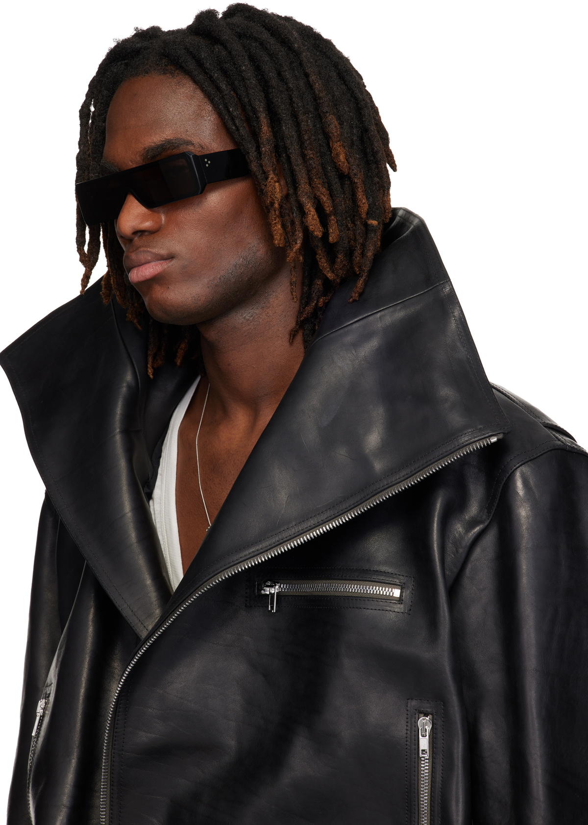 Rick Owens Black Geth Sunglasses Rick Owens