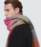 Acne Studios Checked wool-blend scarf