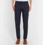 Boglioli - Storm-Blue Stretch Cotton and Linen-Blend Suit Trousers - Storm blue