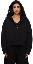 Entire Studios Black Eternal Zip Hoodie