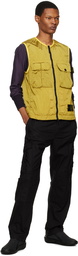 Stone Island Yellow Crinkled Vest