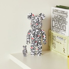 Medicom Keith Haring #8 Be@Rbrick in Multi 100%/400%