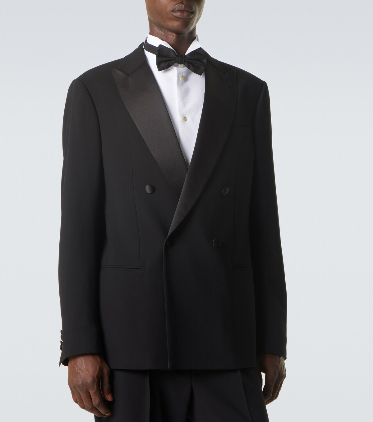 Giorgio Armani Virgin wool tuxedo blazer