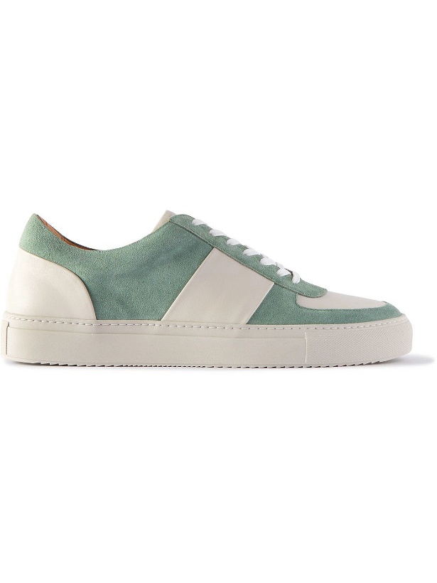 Photo: Mr P. - Larry Suede and Leather Sneakers - Green