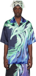 Gerrit Jacob Blue Printed Shirt