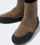 Bogner Shearling-lined suede ankle boots
