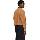 Nour Hammour Tan Lucien Suede Jacket