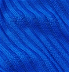Balenciaga - Ribbed Wool Rollneck Sweater - Blue