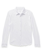 SAVE KHAKI UNITED - Supima Cotton-Jersey Shirt - White
