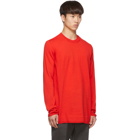 Comme des Garcons Shirt Red Wool Gauge 14 Sweater