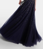 Jenny Packham Shayla crystal-embellished gown