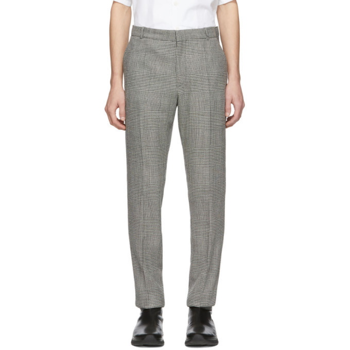 Photo: Balmain Black and White Prince Of Wales Tailored Trousers