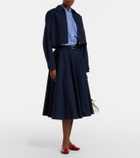 Prada Leather ballet flats
