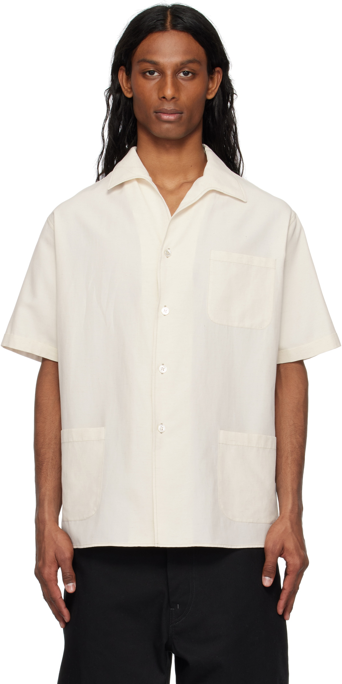 Maison Margiela White Skeleton Shell Shirt Maison Margiela