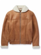 Isabel Marant - Alberto Shearling-Lined Leather Jacket - Neutrals