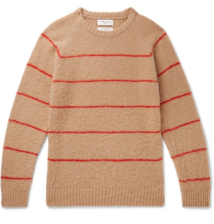 Photo: YMC - Striped Wool Sweater - Men - Sand