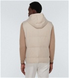 Brunello Cucinelli Wool-blend down vest