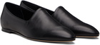 Aeyde Black Vanna Almond-Toe Loafers