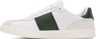 Fred Perry White & Green B4 Sneakers