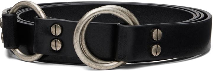 Photo: Ann Demeulemeester Black Marek Leather Belt