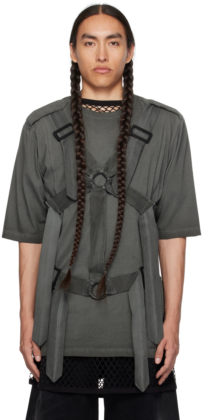 【関税込み】NICOLAS ANDREAS TARALIS Tシャツ NICOLAS ANDREAS TARALIS Gray Seditionaries T-Shirt Nicolas