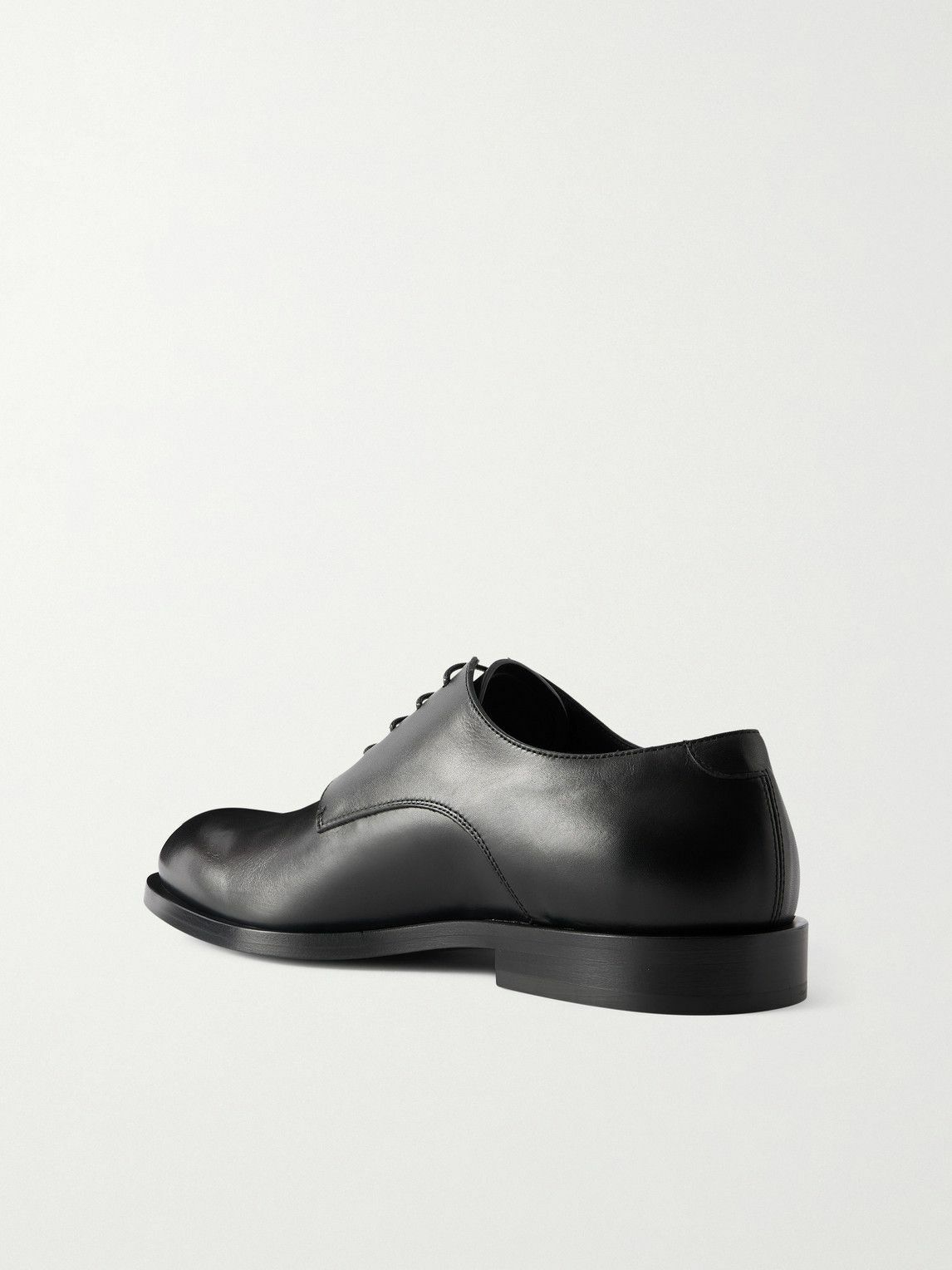 Jil Sander - Leather Derby Shoes - Black