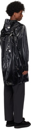 RAINS Black Long Jacket