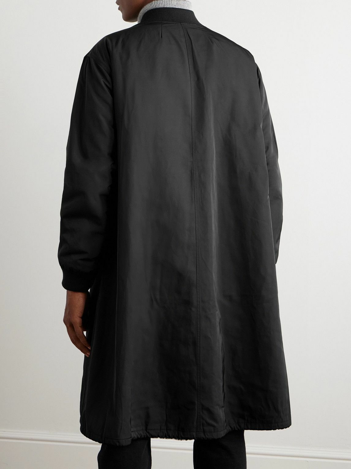 Yves Salomon - Merinillo Reversible Shell and Shearling Jacket - Black