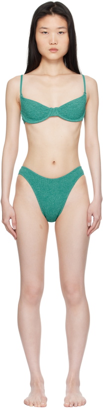 Photo: Bond-Eye Green Gracie Balconette & Christy Brief Bikini