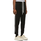 Neil Barrett Black Piping Lounge Pants