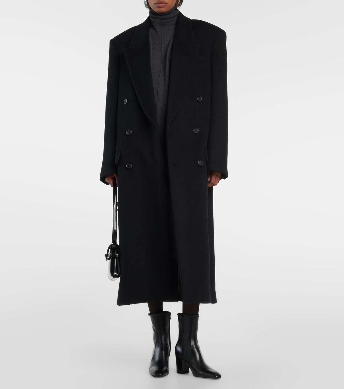 Saint Laurent BETTY 70 レザーアングルブーツ Saint Laurent BETTY 70 レザーアングルブーツ