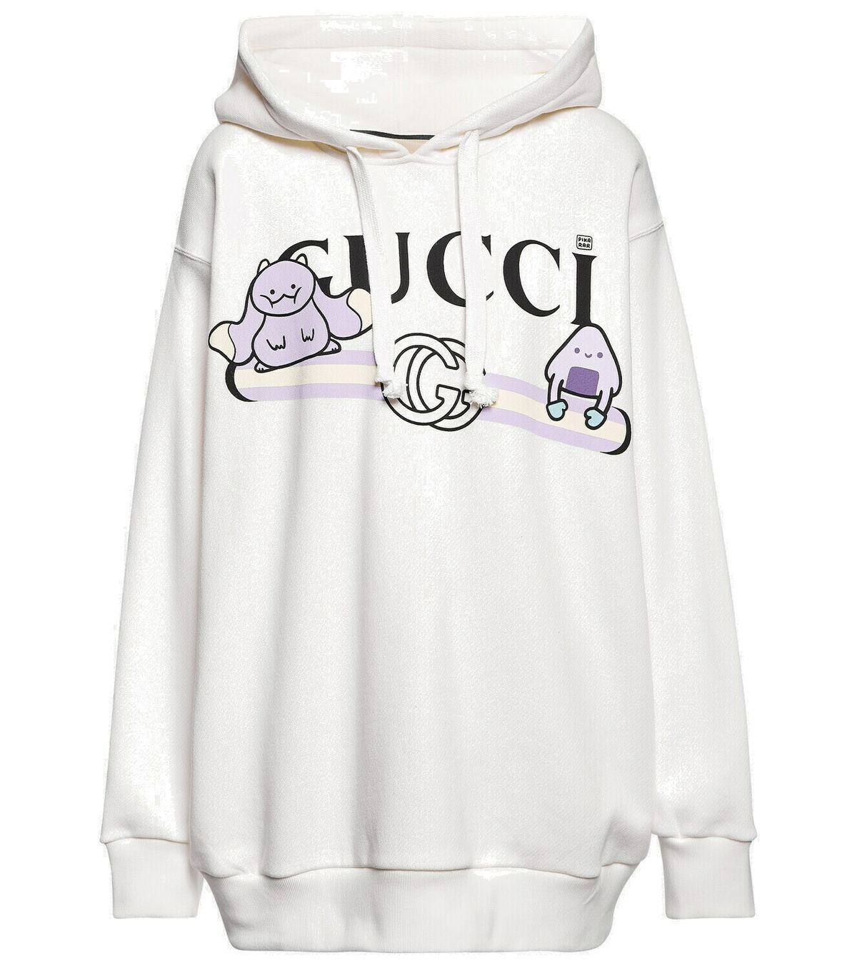 Gucci - Logo cotton hoodie Gucci