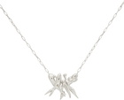 Hannah Jewett Silver Monster Necklace