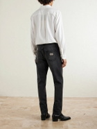 Dolce&Gabbana - Straight-Leg Logo-Appliquéd Jeans - Blue